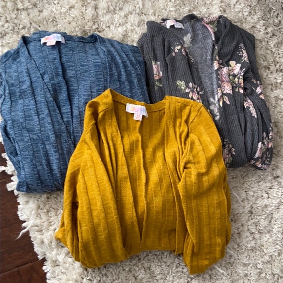 Lularoe Bundle Long Sleeve Open Front Knit Sweater - Picture 6 of 8